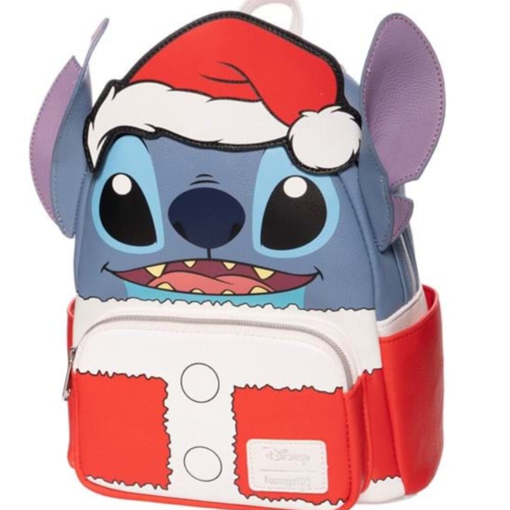 Disney Lilo & Stitch Holiday Santa Stitch Loungefly Mini Backpack